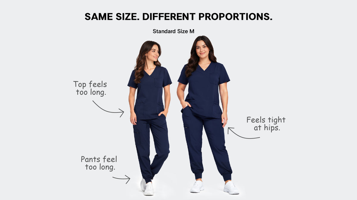 Dawn Dusk Made-to-Measure Straight-Leg Scrub Set Package