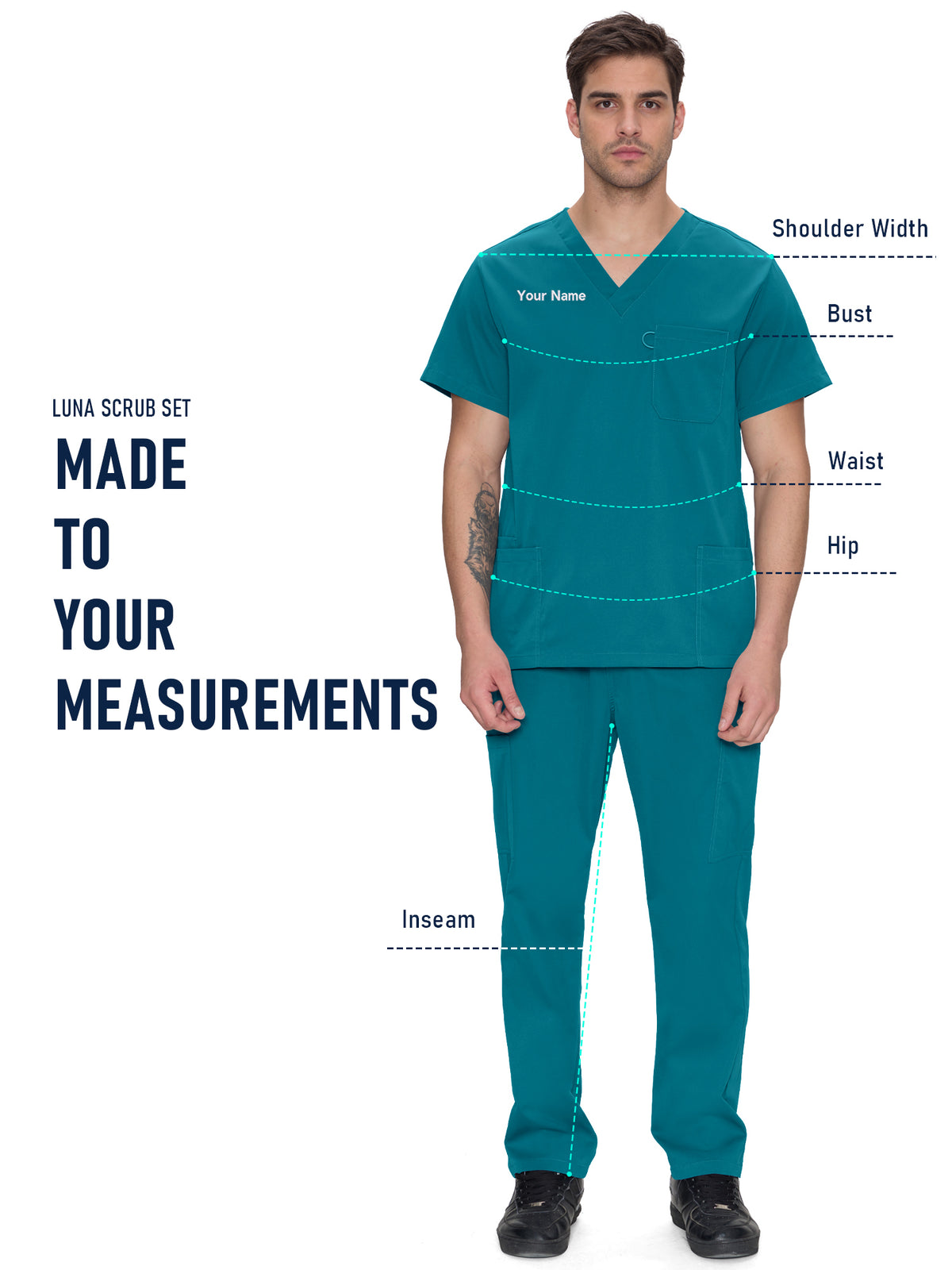 Orion Made-to-Measure Straight-Leg Scrub Set Package