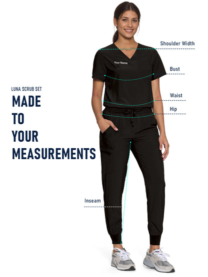 Luna Custom Scrub Set, Tailor-Made, Multi-item Package (Customized by Time)