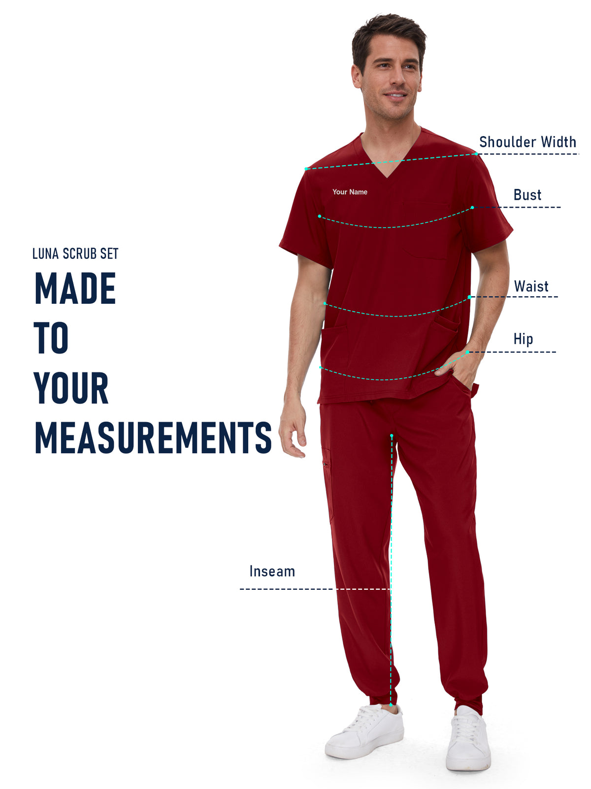 Lunar Made-to-Measure Jogger Scrub Set Package