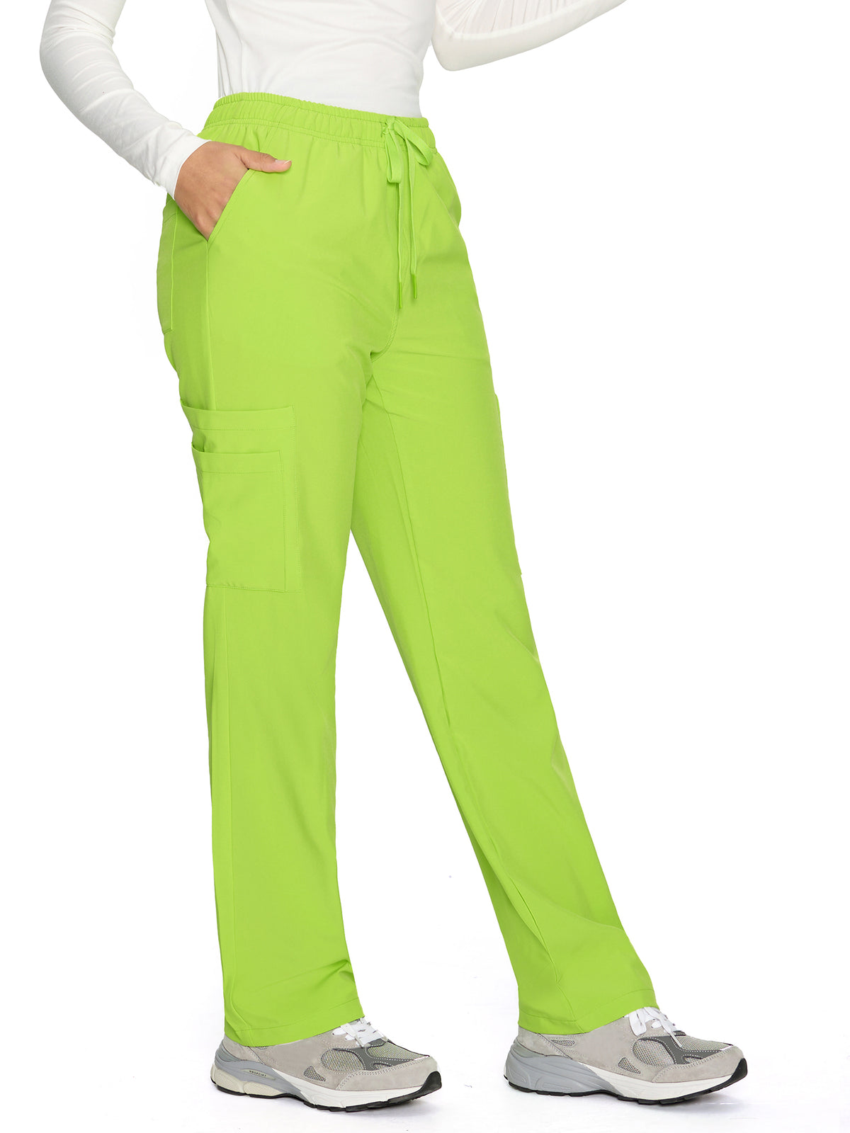 Dawn Dusk Straight-Leg Cargo Scrub Pants