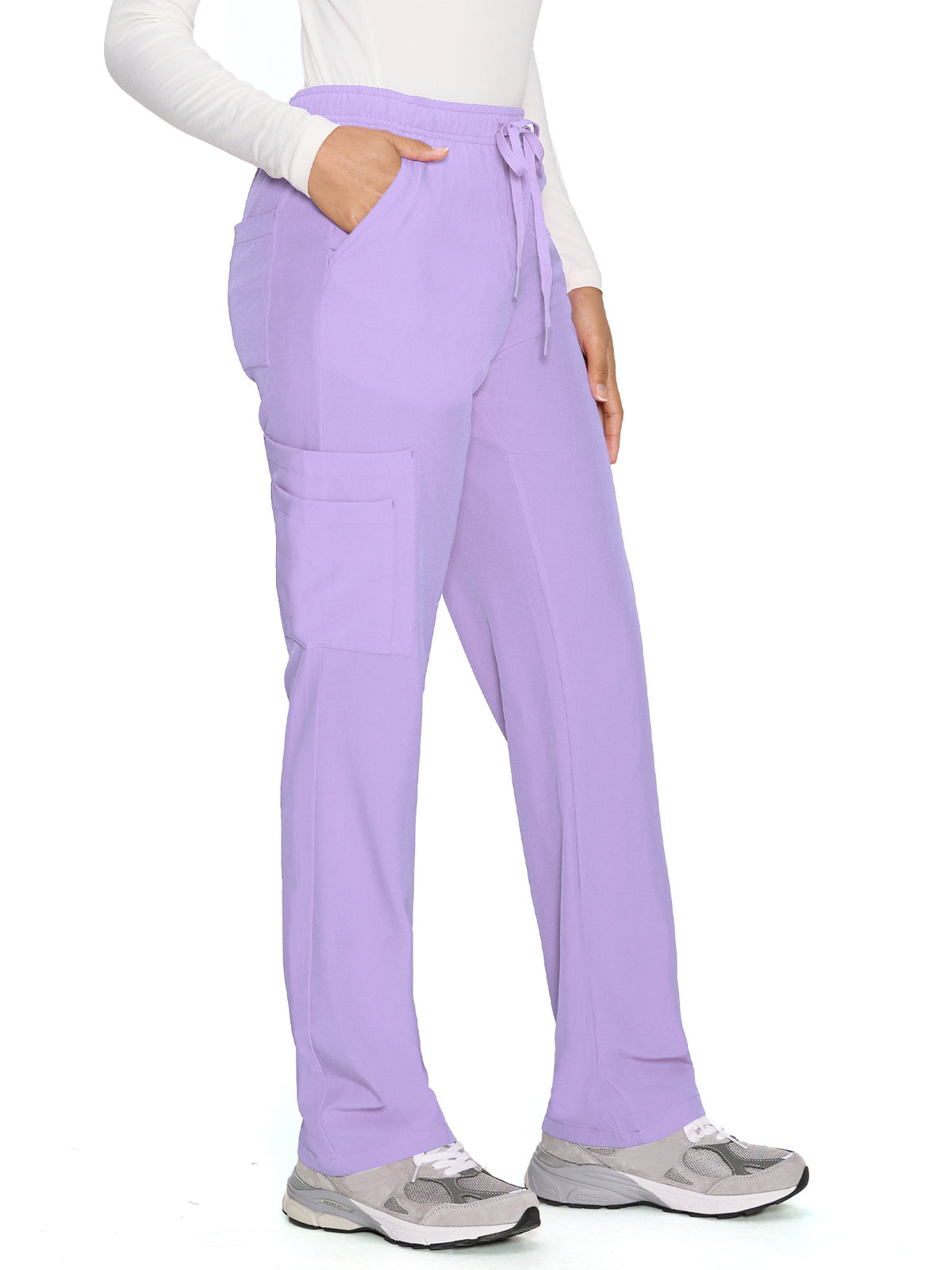 Dawn Dusk Straight-Leg Cargo Scrub Pants