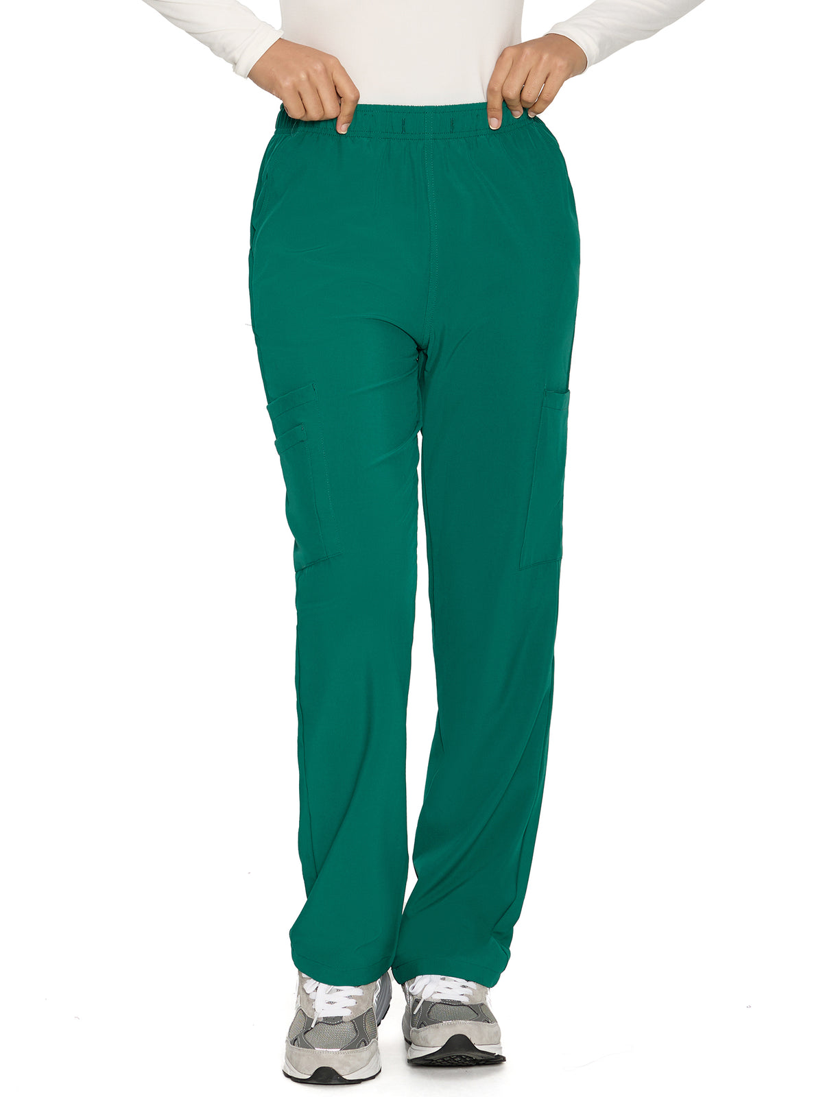 Dawn Dusk Straight-Leg Cargo Scrub Pants