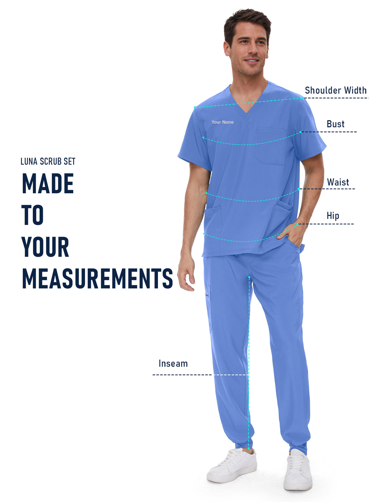 Lunar Made-to-Measure Jogger Scrub Set Package