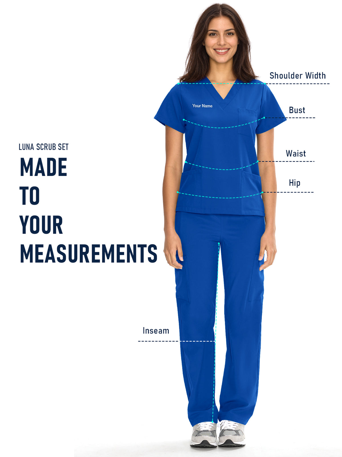 Dawn Dusk Made-to-Measure Straight-Leg Scrub Set Package