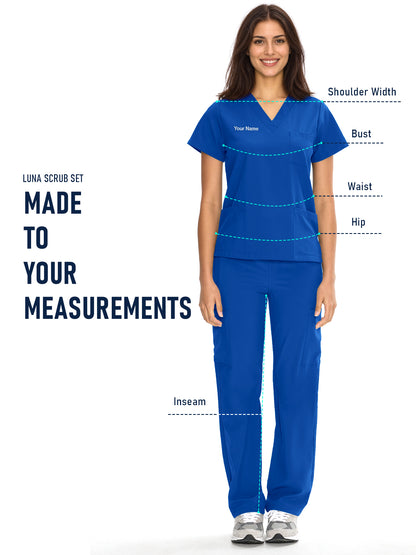 Dawn Dusk Made-to-Measure Straight-Leg Scrub Set Package