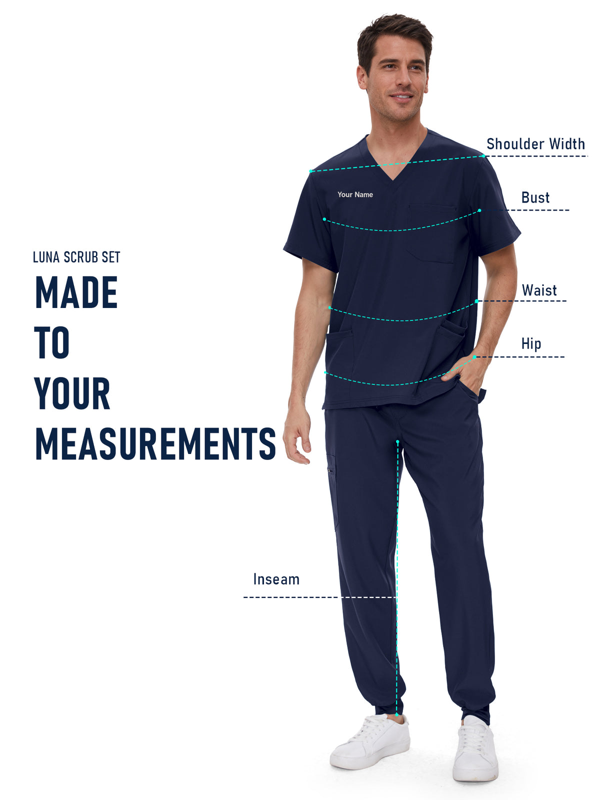 Lunar Made-to-Measure Jogger Scrub Set Package