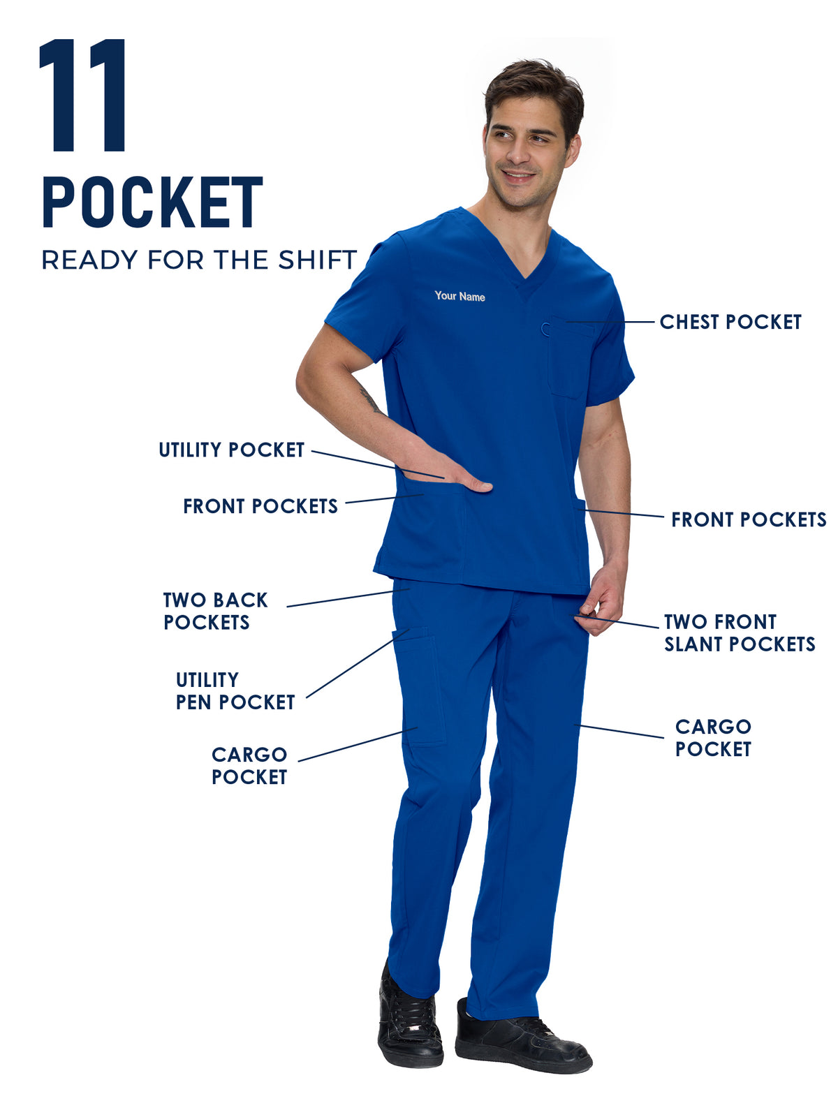 Orion Made-to-Measure Straight-Leg Scrub Set Package