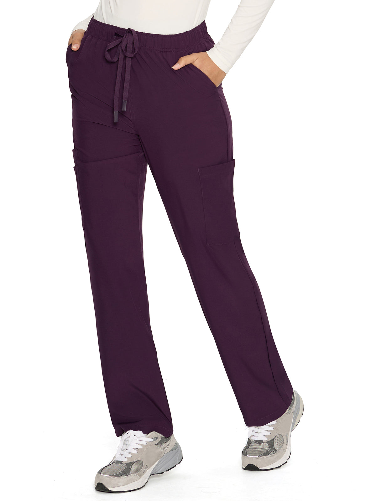 Dawn Dusk Straight-Leg Cargo Scrub Pants