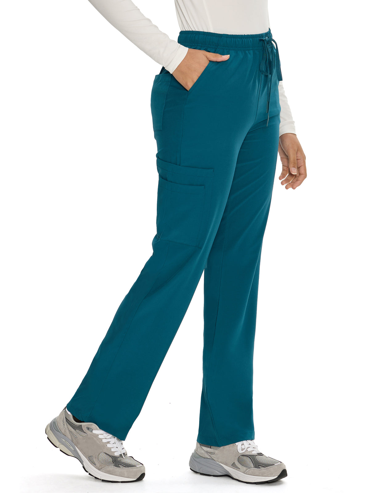 Dawn Dusk Straight-Leg Cargo Scrub Pants