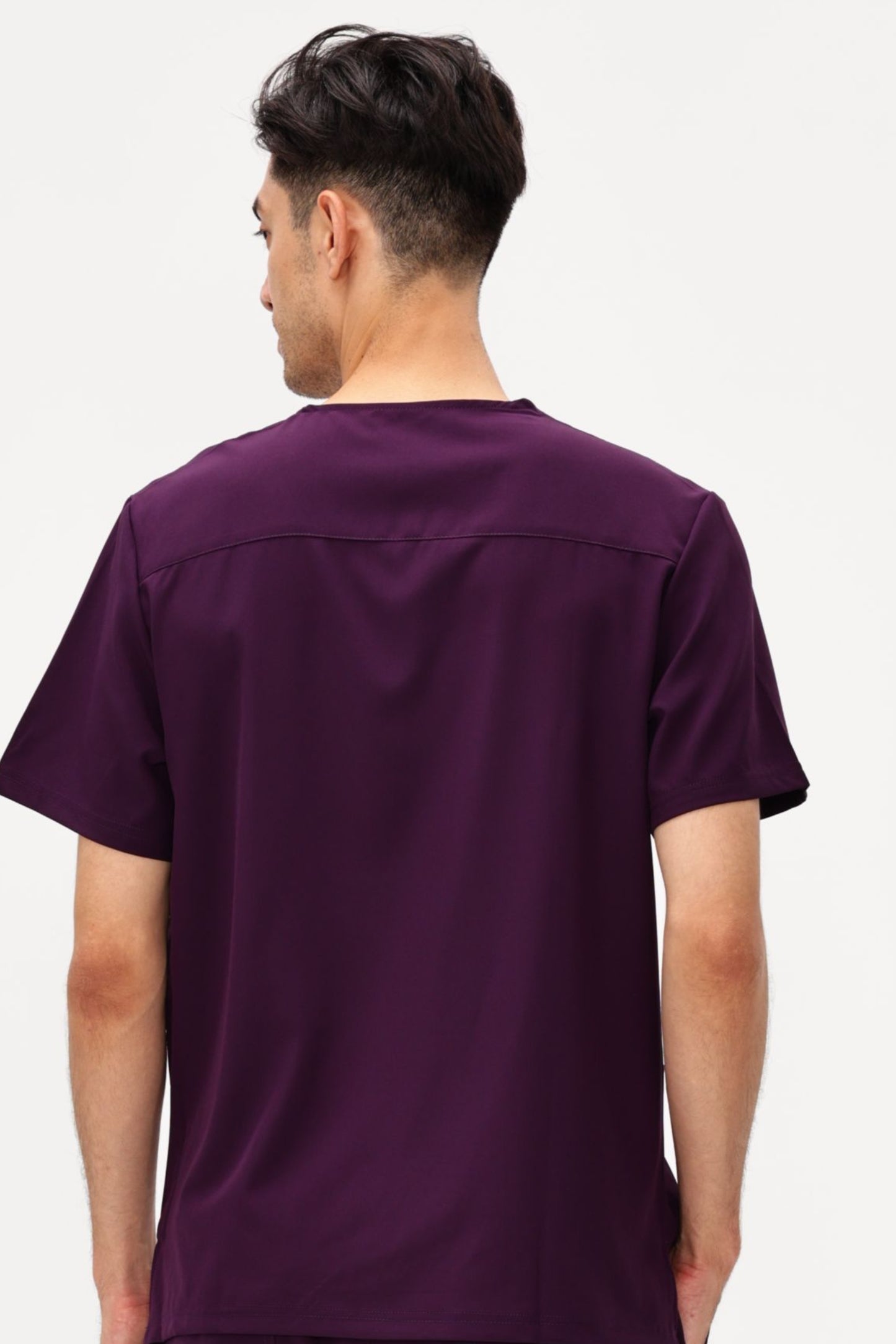 COZYFIT  V-Neck Scrubs Tops with 3 Pockets for Men