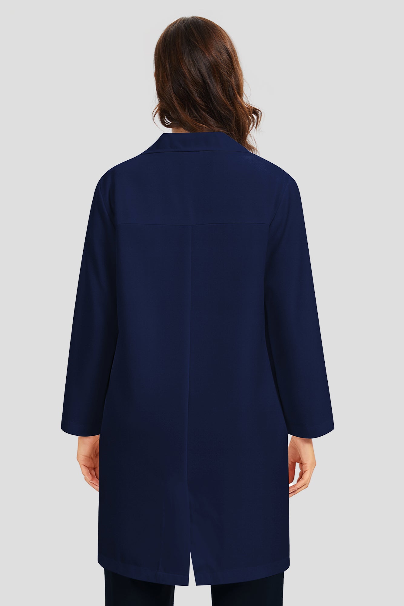 COZYFIT Lab Coat for Woman 3 Pocket, Long Sleeve Medical Coat