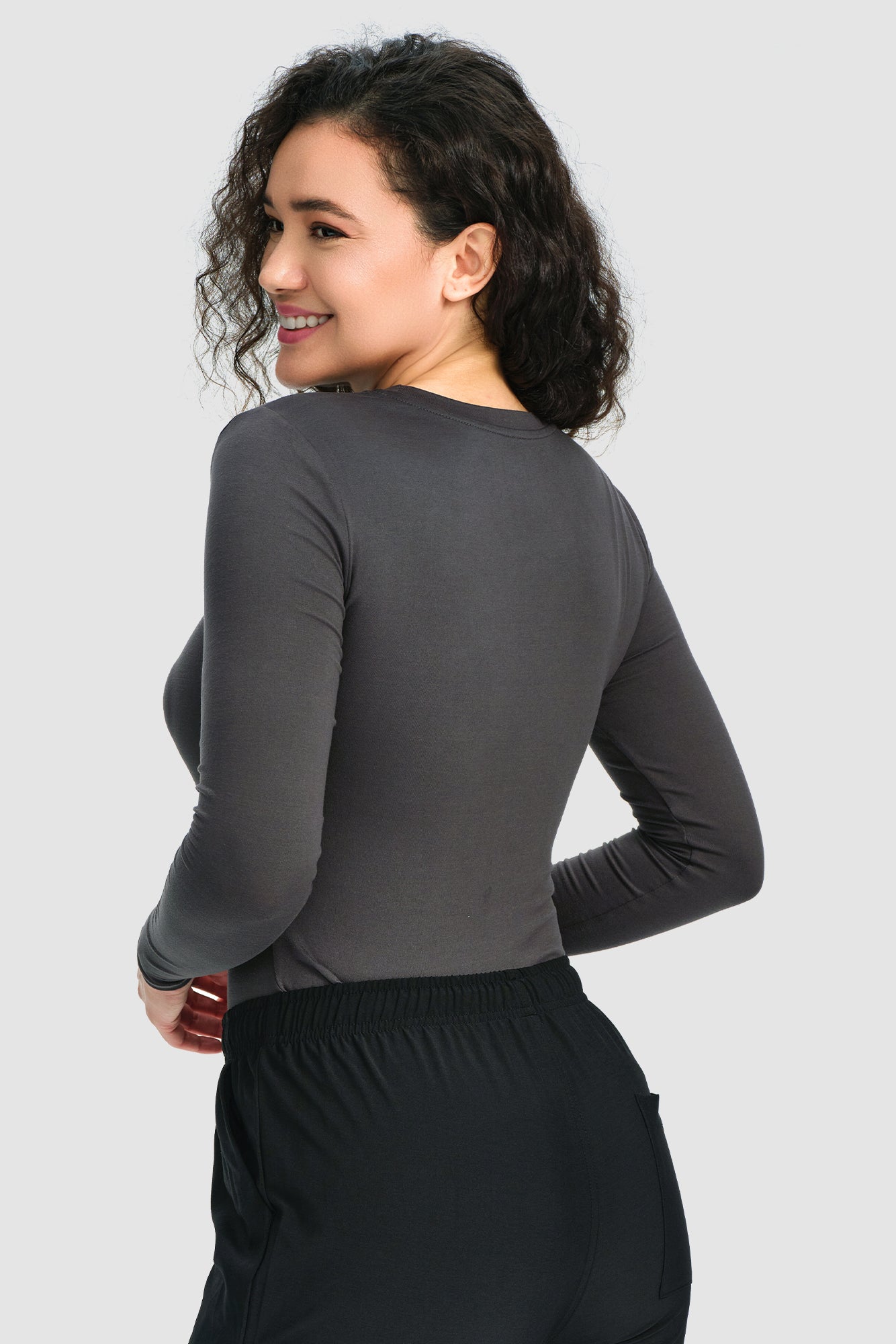 COZYFIT Scrub Undershirts Long Sleeve Women - Underscrub Comfort Tee