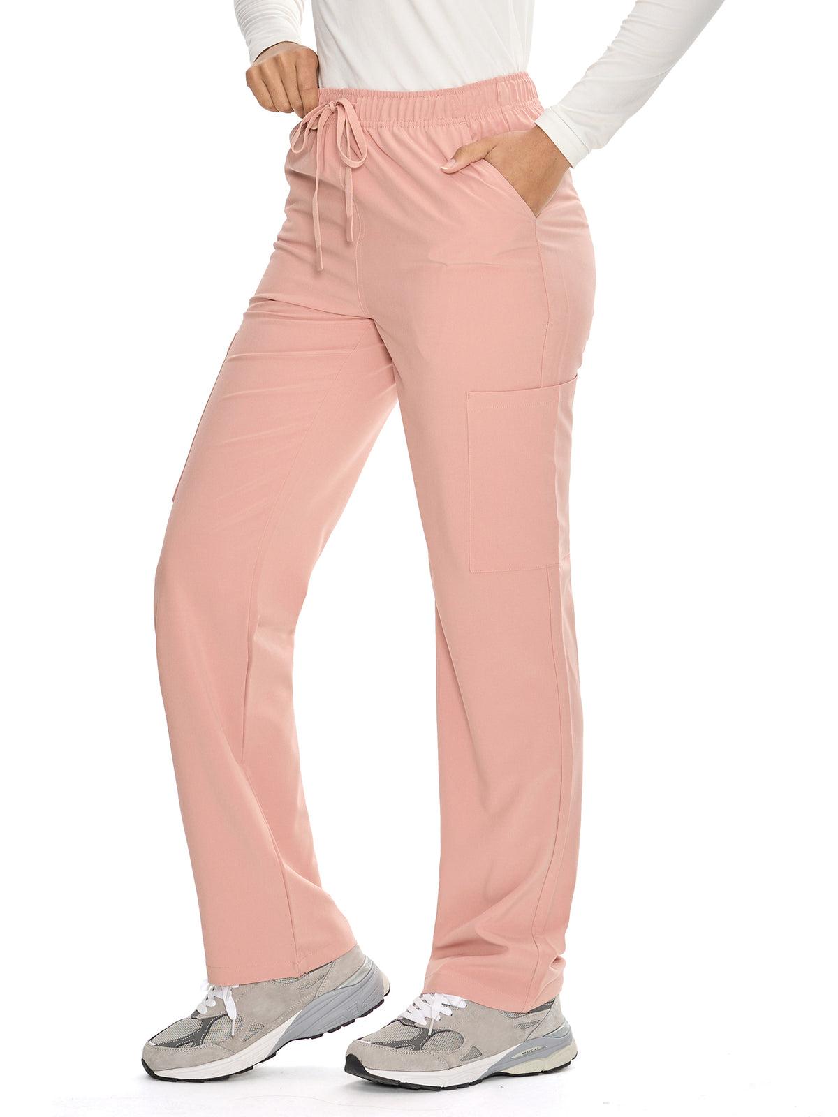 Dawn Dusk Straight-Leg Cargo Scrub Pants