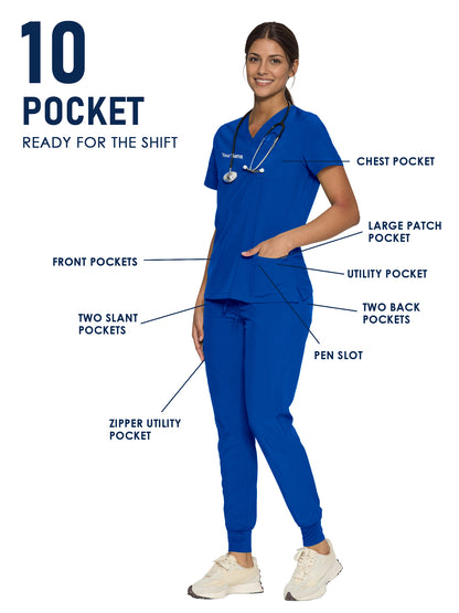 Luna Made-to-Measure Jogger Scrub Set Package