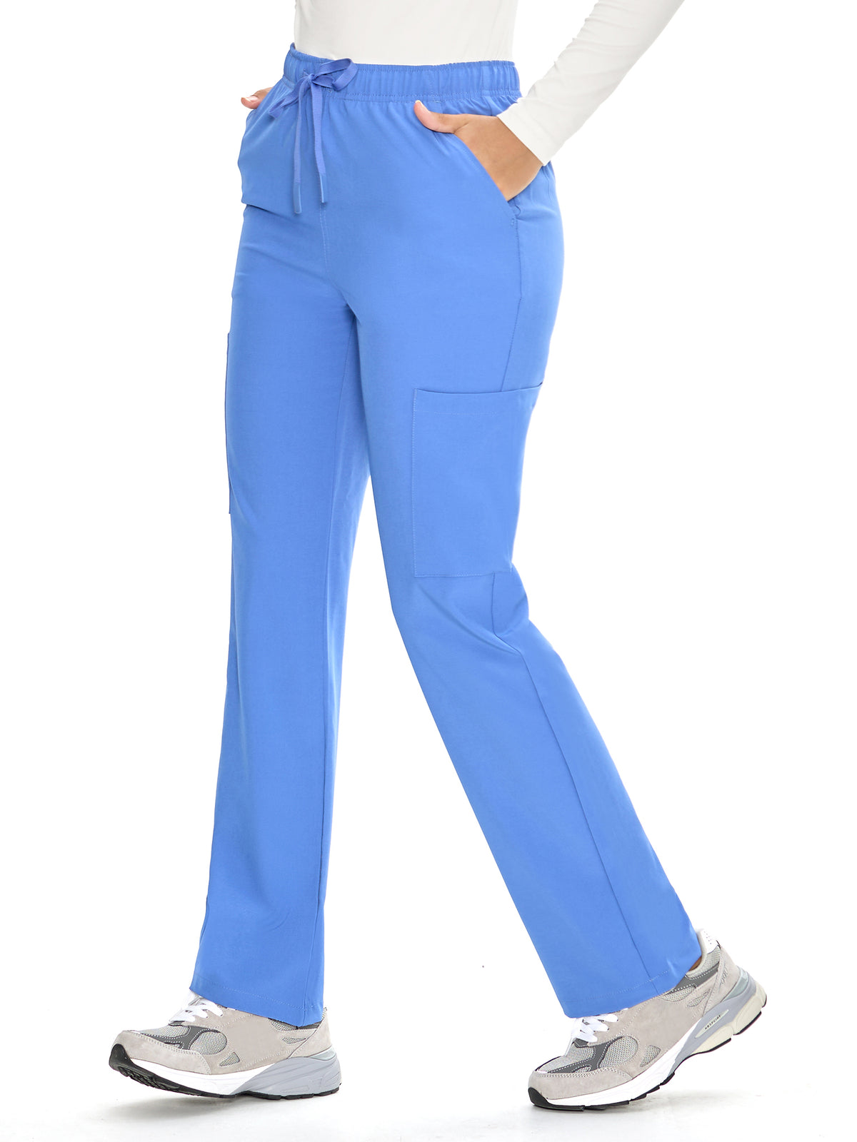 Dawn Dusk Straight-Leg Cargo Scrub Pants
