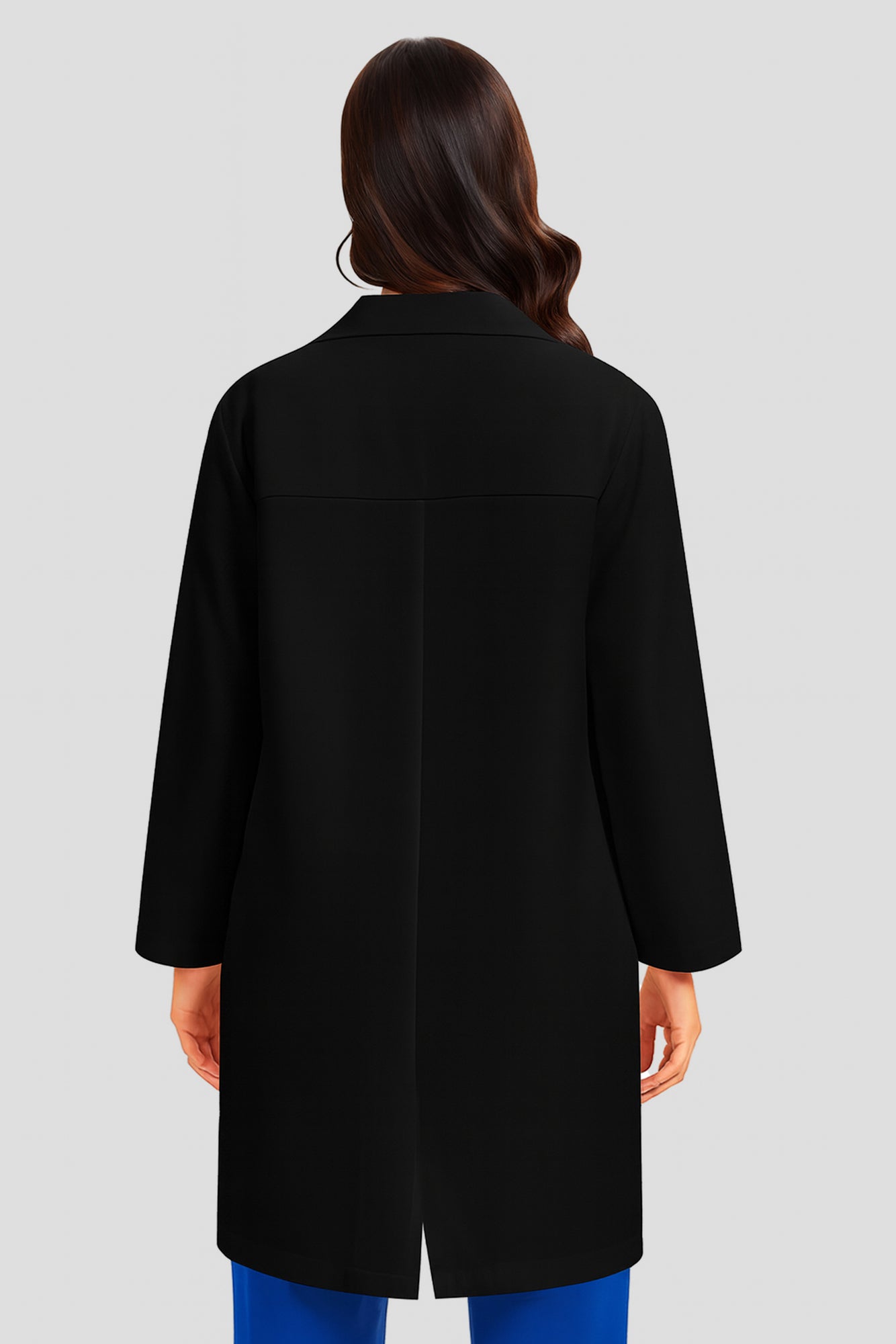 COZYFIT Lab Coat for Woman 3 Pocket, Long Sleeve Medical Coat
