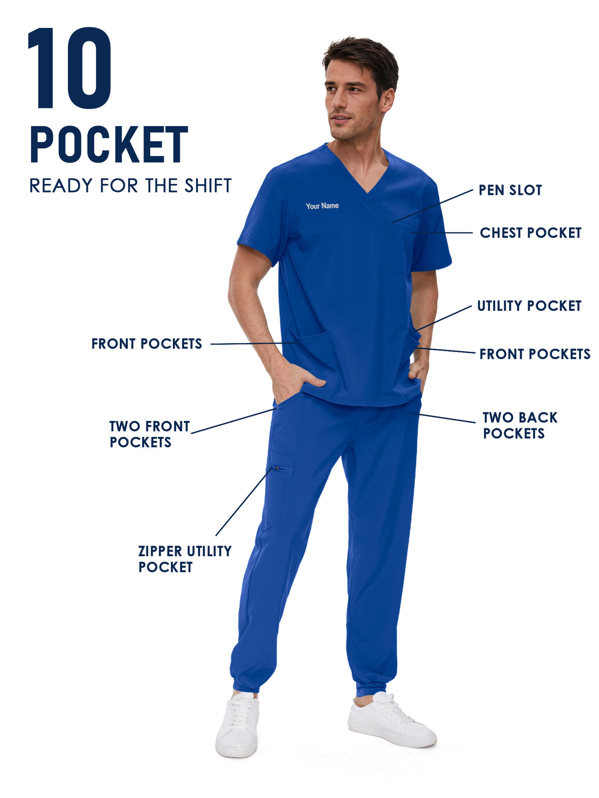 Lunar Made-to-Measure Jogger Scrub Set Package
