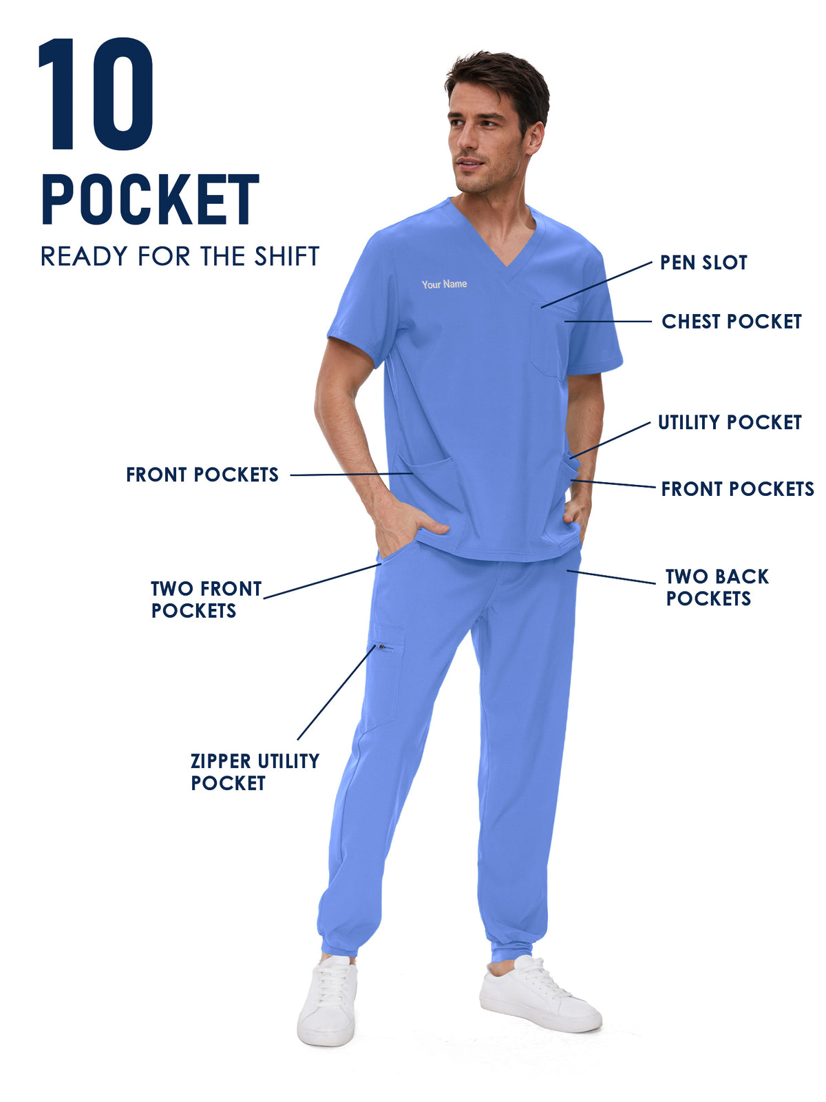 Lunar Made-to-Measure Jogger Scrub Set Package