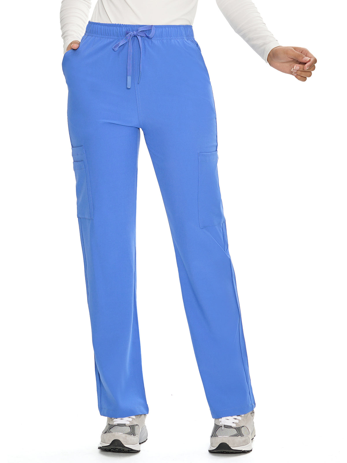 Dawn Dusk Straight-Leg Cargo Scrub Pants
