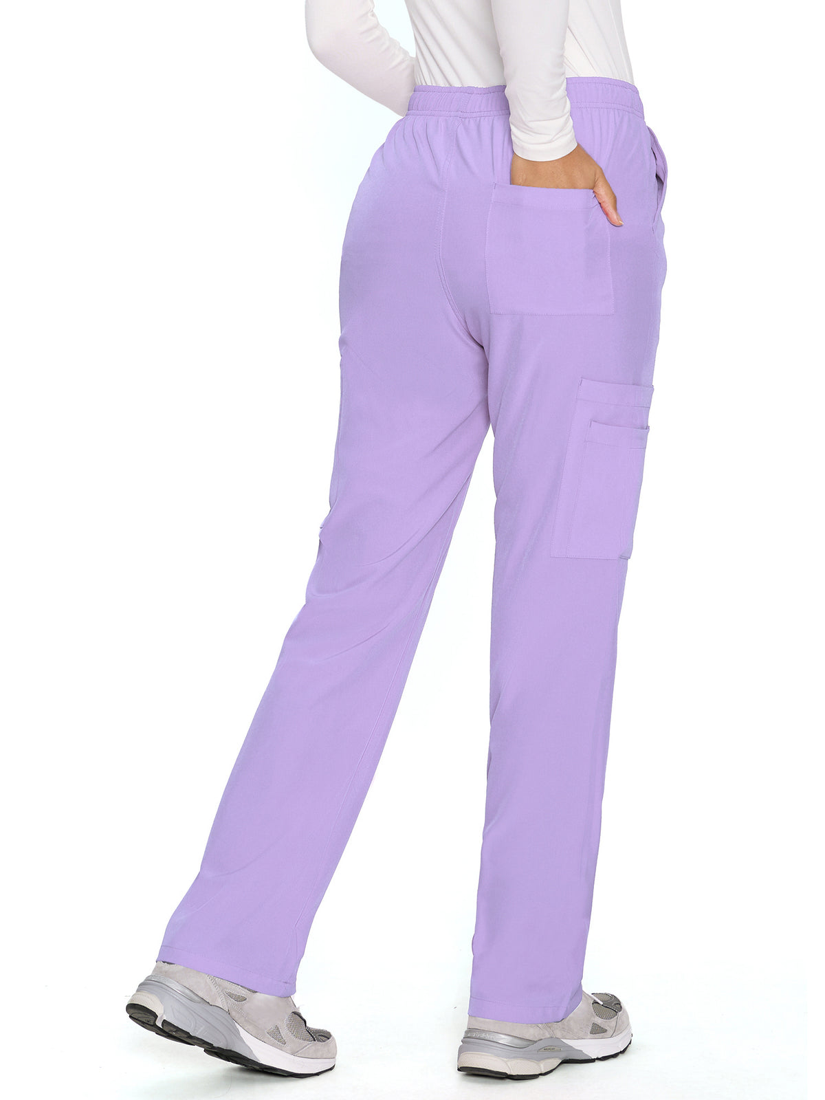 Dawn Dusk Straight-Leg Cargo Scrub Pants