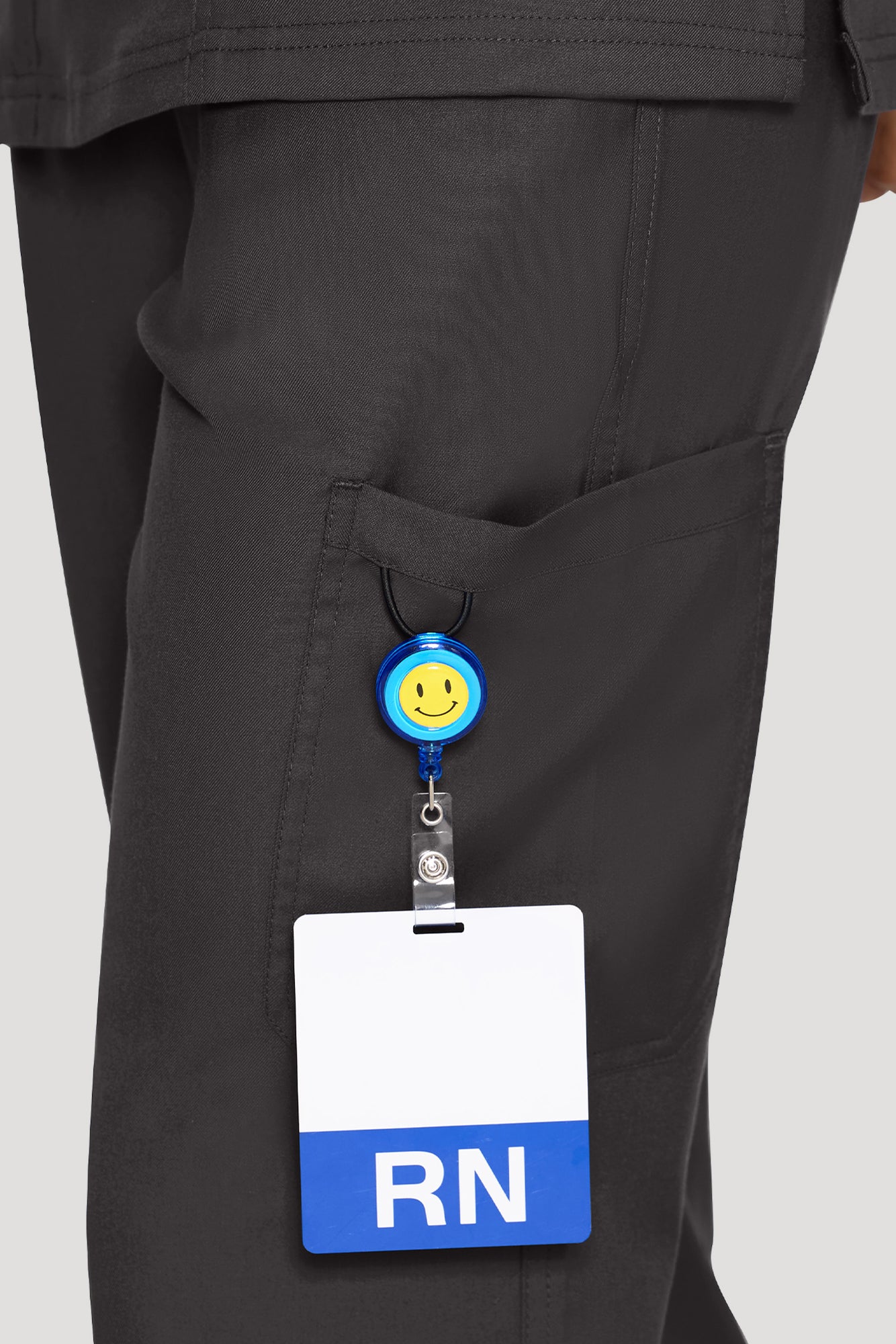 COZYFIT Mock Wrap Scrub Top & Straight Leg Pants with 6 Pockets