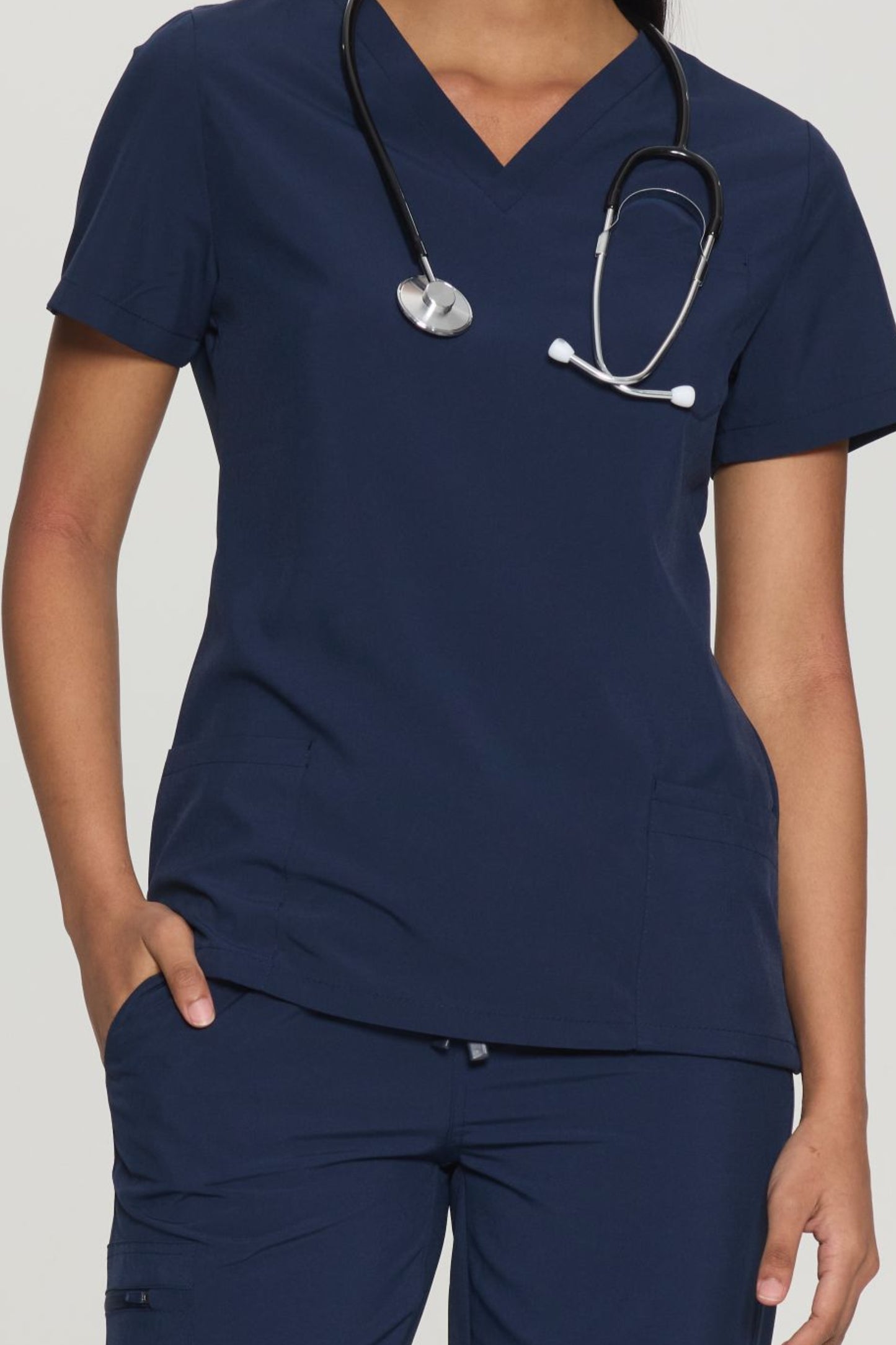 COZYFIT V-Neck 3-pocket Scrub Tops for Woman