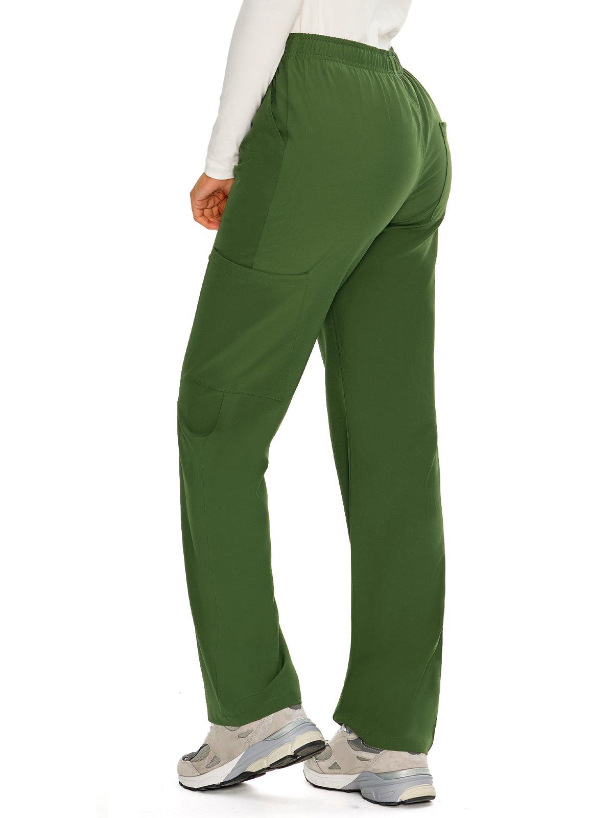 Dawn Dusk Straight-Leg Cargo Scrub Pants