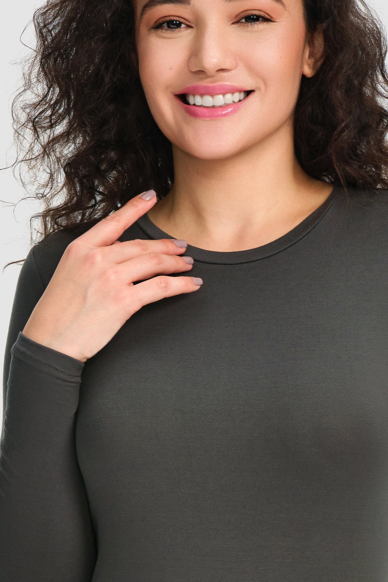 COZYFIT Scrub Undershirts Long Sleeve Women - Underscrub Comfort Tee