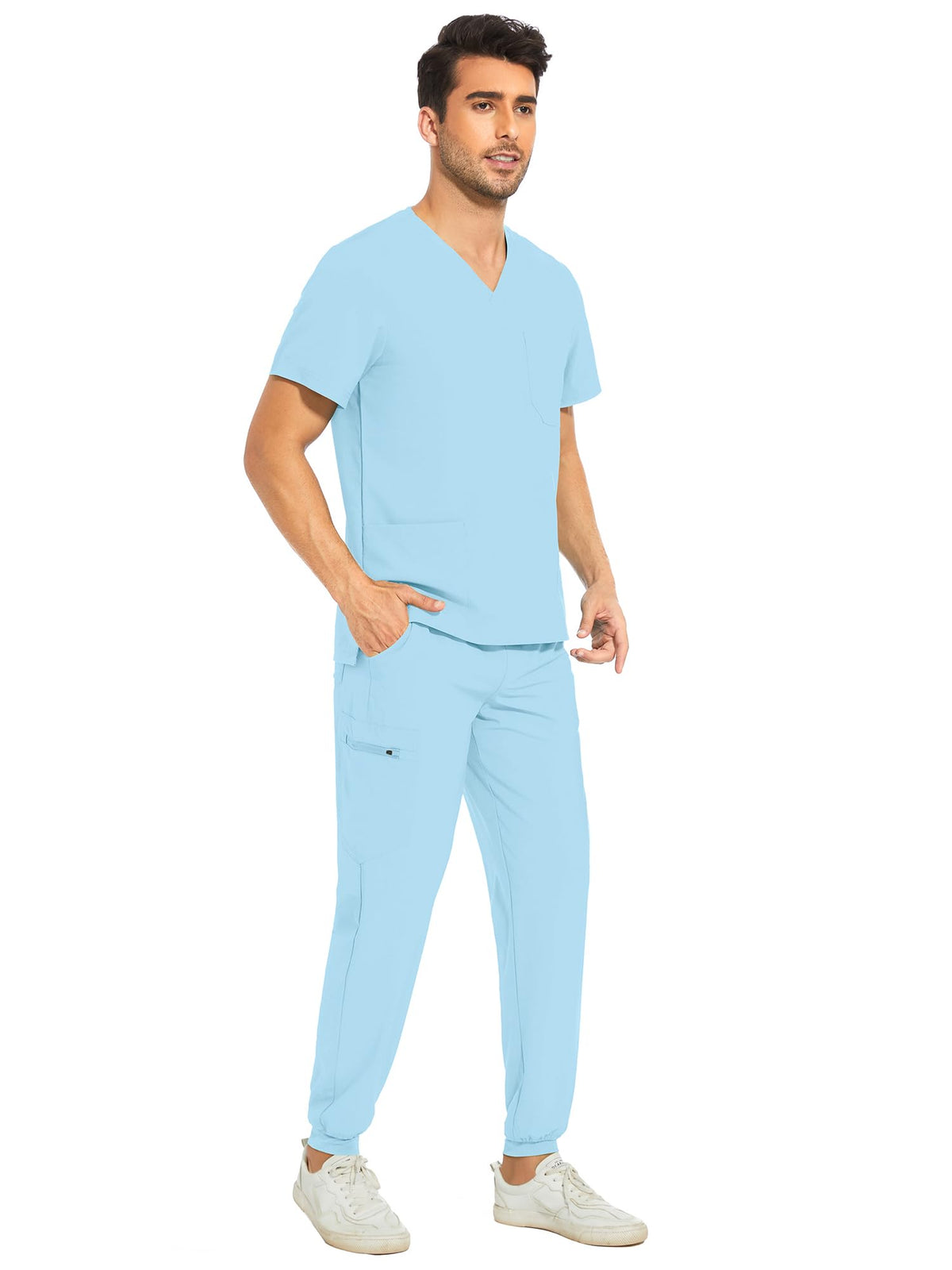 Lunar Scrub Set — Baby Blue — 3