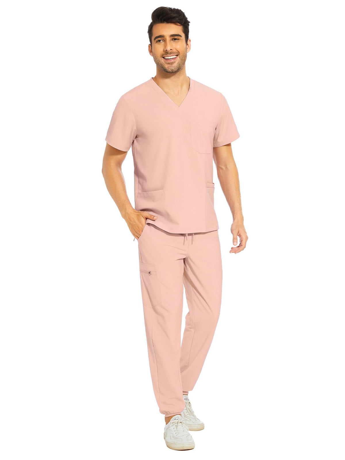 Lunar Scrub Set — Pink — 3