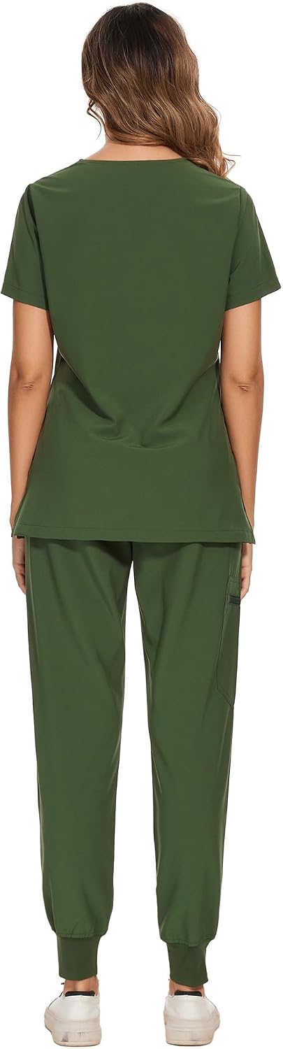 Luna Scrub Set — Army Green — 2