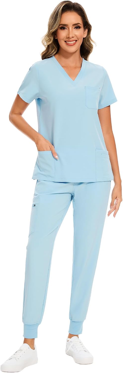 Luna Scrub Set — Baby Blue — 1