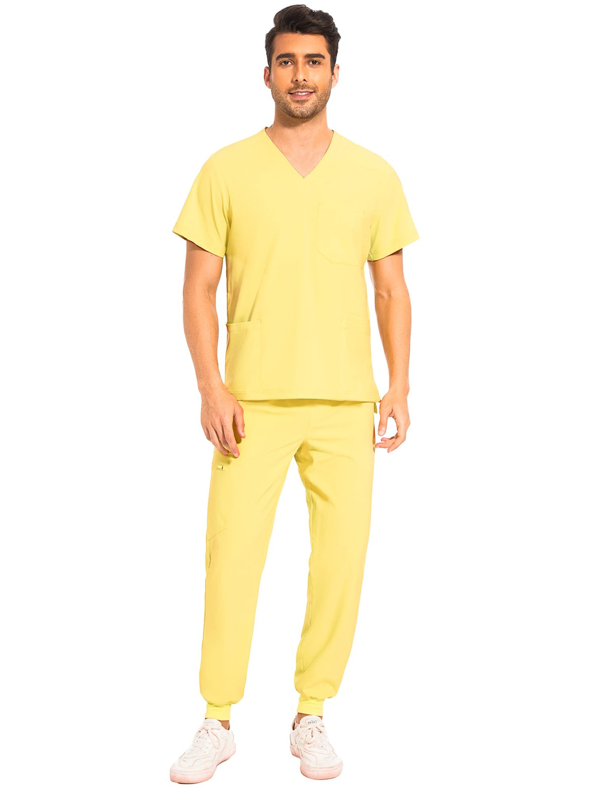 Lunar Scrub Set — Lemon Yellow — 1