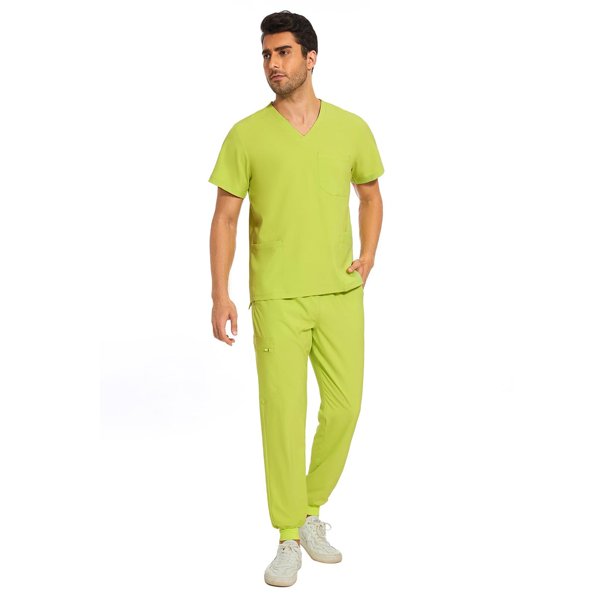 Lunar Scrub Set — Apple Green — 3