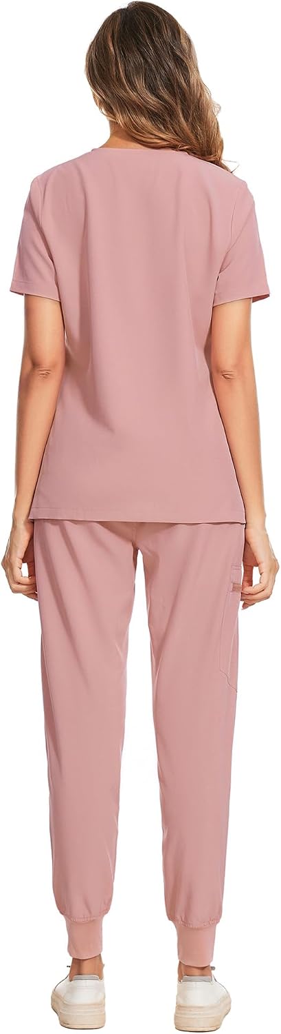 Luna Scrub Set — Pink — 2