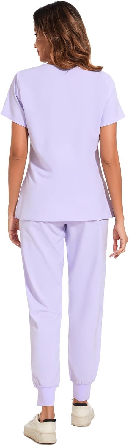 Luna Scrub Set — Light Lilac Purple — 2