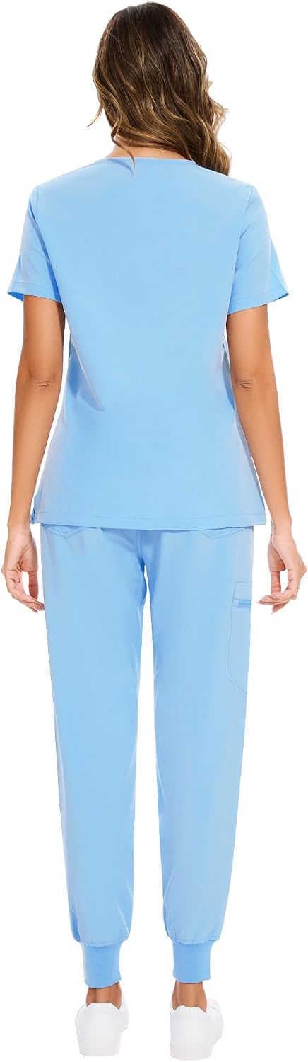 Luna Scrub Set — Ocean Blue — 2