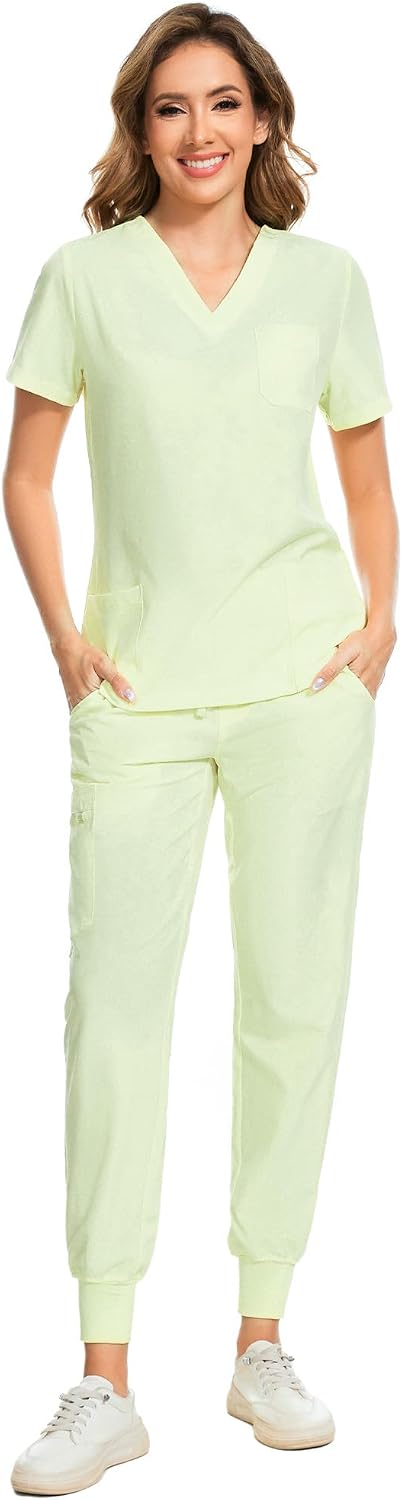 Luna Scrub Set — Light Mint Green — 1