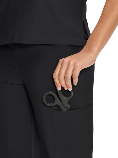 Dawn Dusk Straight-Leg Cargo Scrub Pants