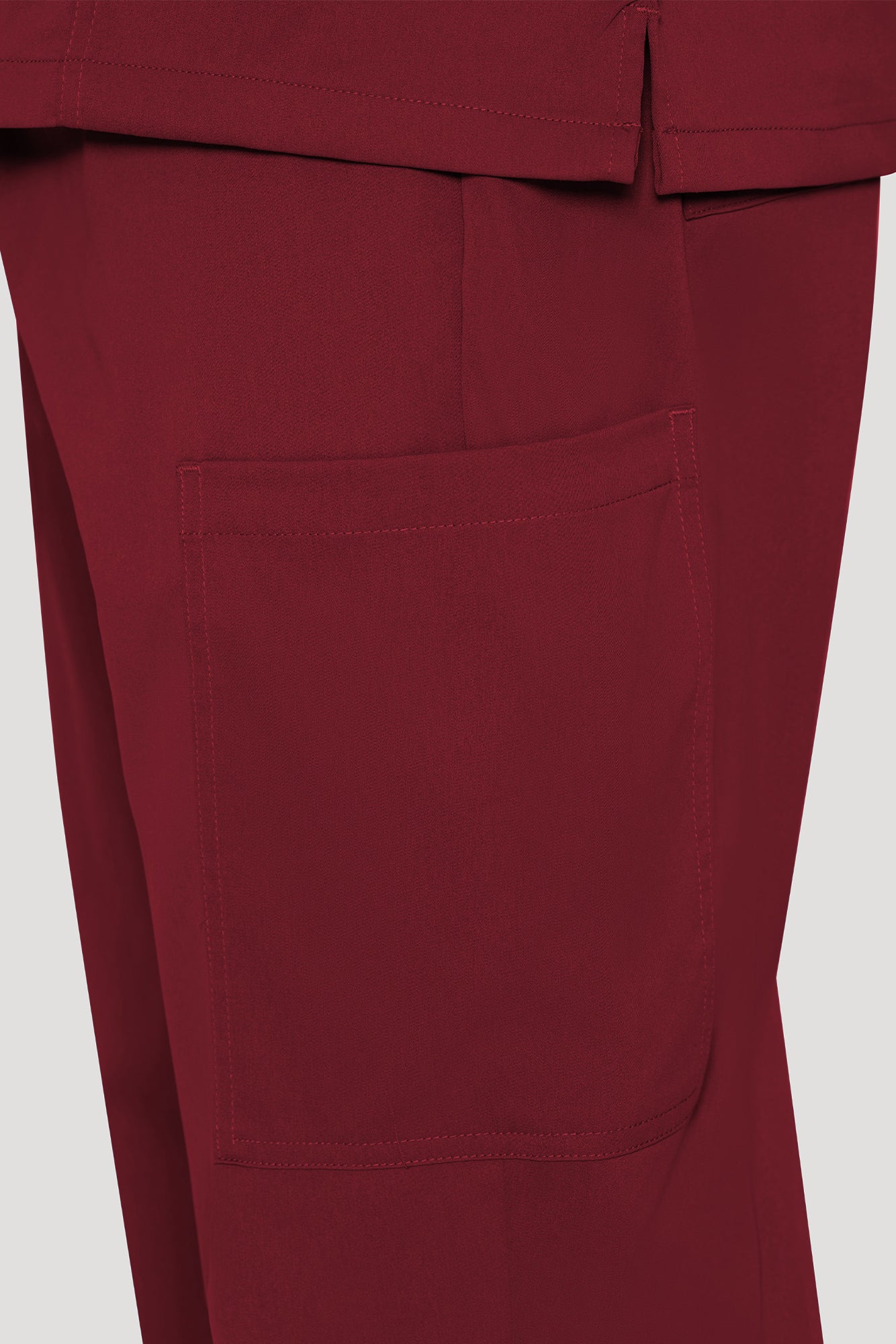 COZYFIT Scrubs for Men Set - V-Neck Scrub Top and Straight Leg Pants with 11 Pockets