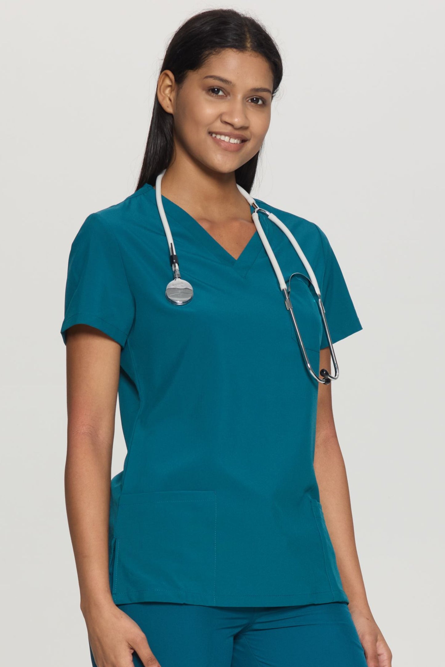 COZYFIT V-Neck 3-pocket Scrub Tops for Woman