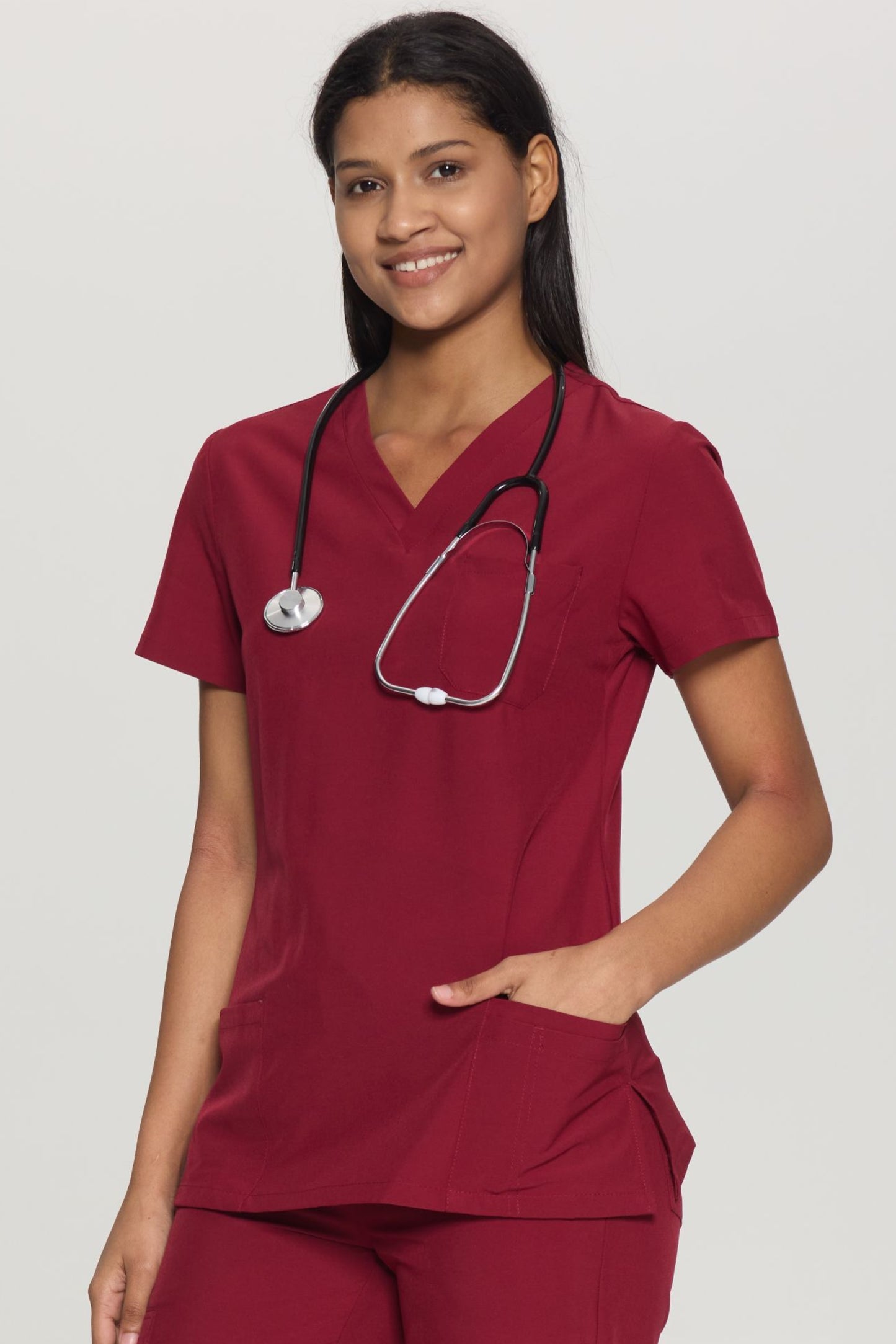COZYFIT V-Neck 3-pocket Scrub Tops for Woman
