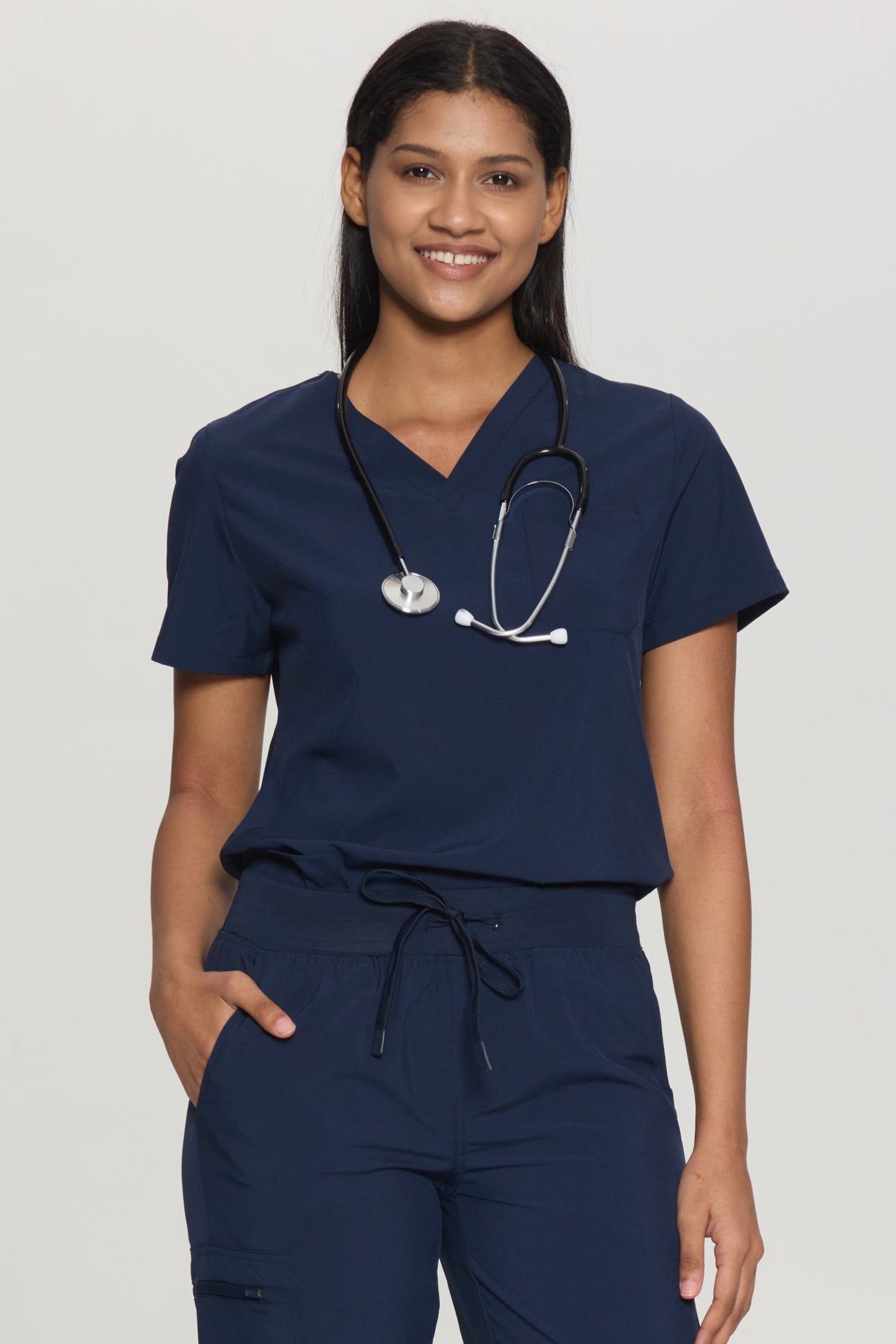 COZYFIT V-Neck 3-pocket Scrub Tops for Woman