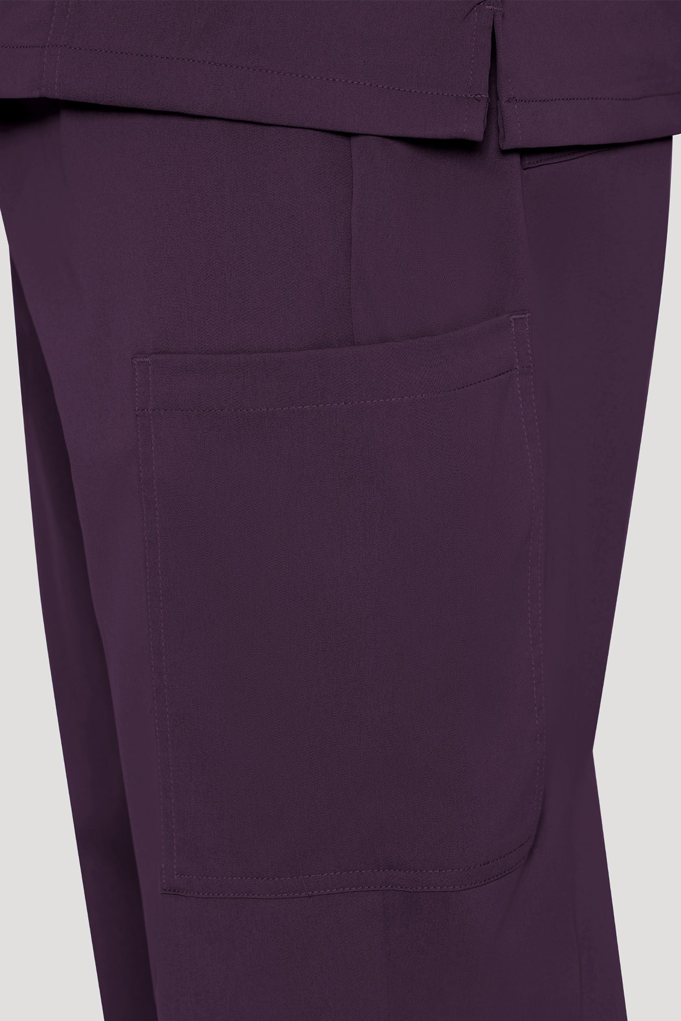 COZYFIT Scrubs for Men Set - V-Neck Scrub Top and Straight Leg Pants with 11 Pockets