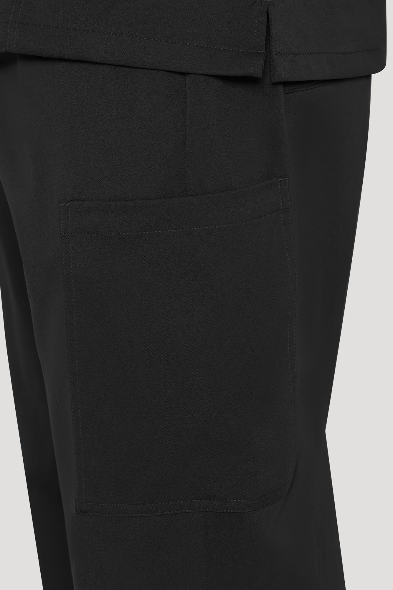 COZYFIT Scrubs for Men Set - V-Neck Scrub Top and Straight Leg Pants with 11 Pockets