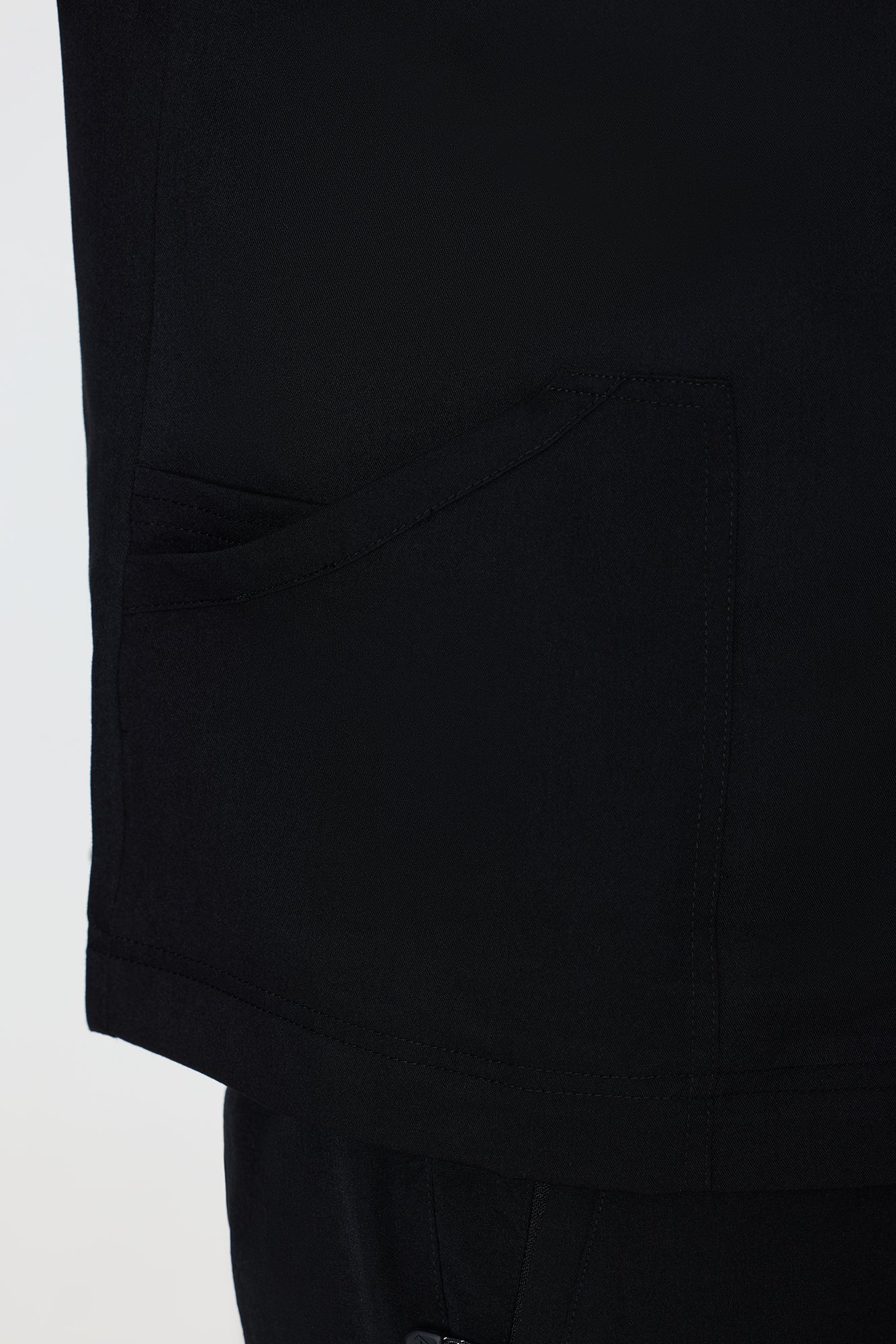 Scrub Jacket Men, Zip Front Men's Medical Scrub Jacket with 5 Pockets, Soft Stretch Fabric