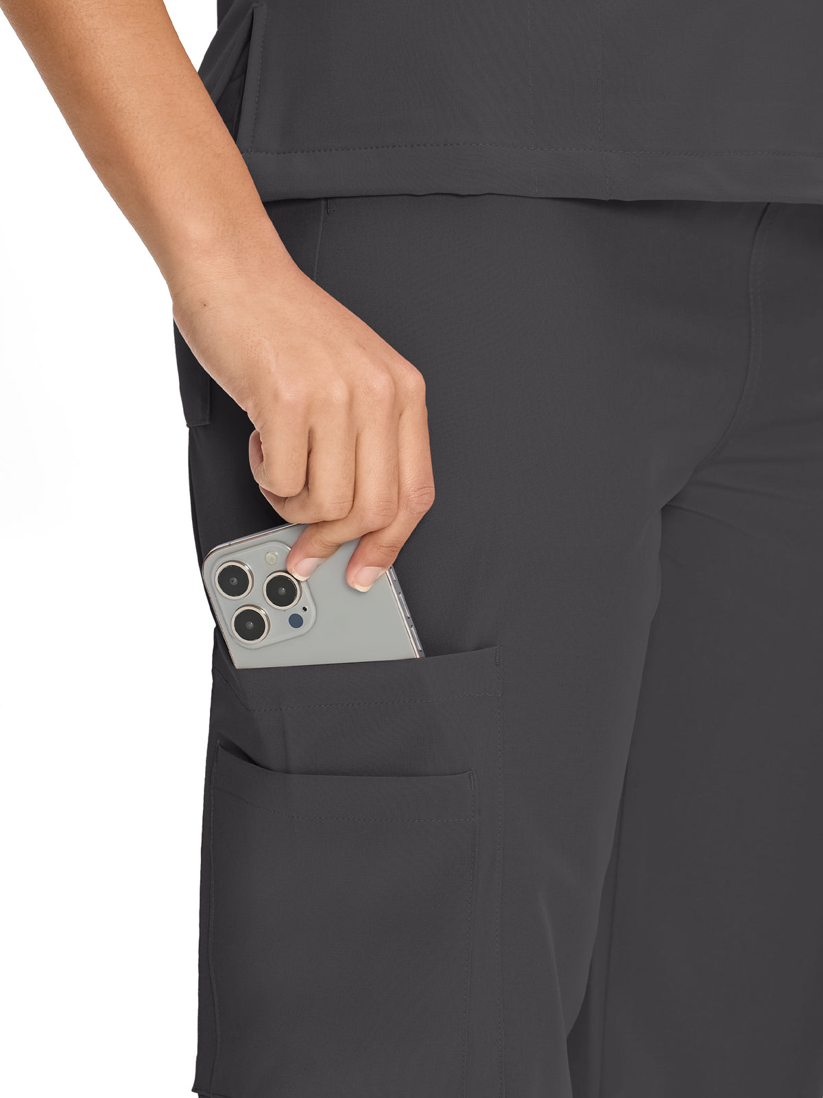 Dawn Dusk Straight-Leg Cargo Scrub Pants