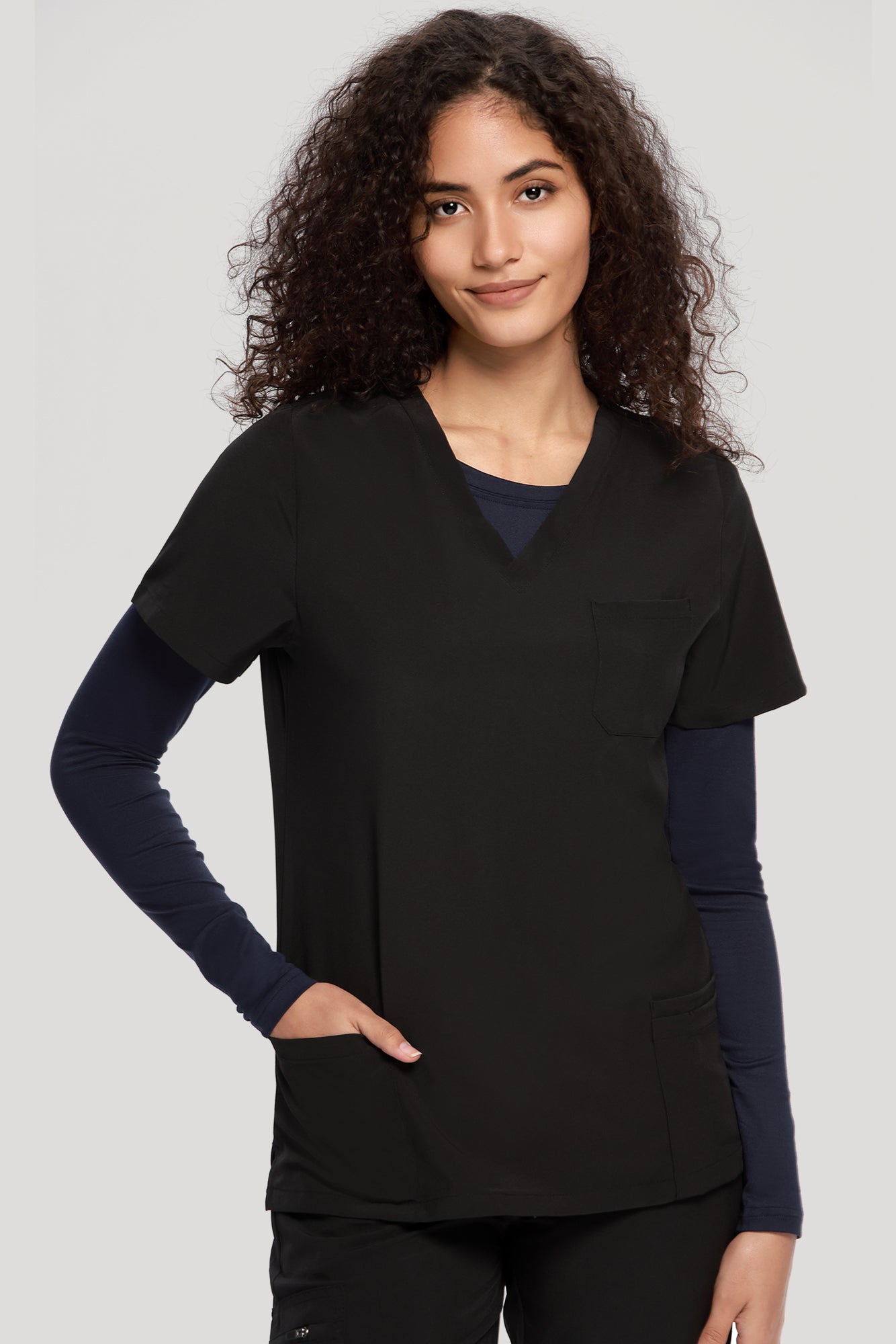 COZYFIT 2 Pack Underscrub Long Sleeve Women - Undershirts for Women Soft Fabric