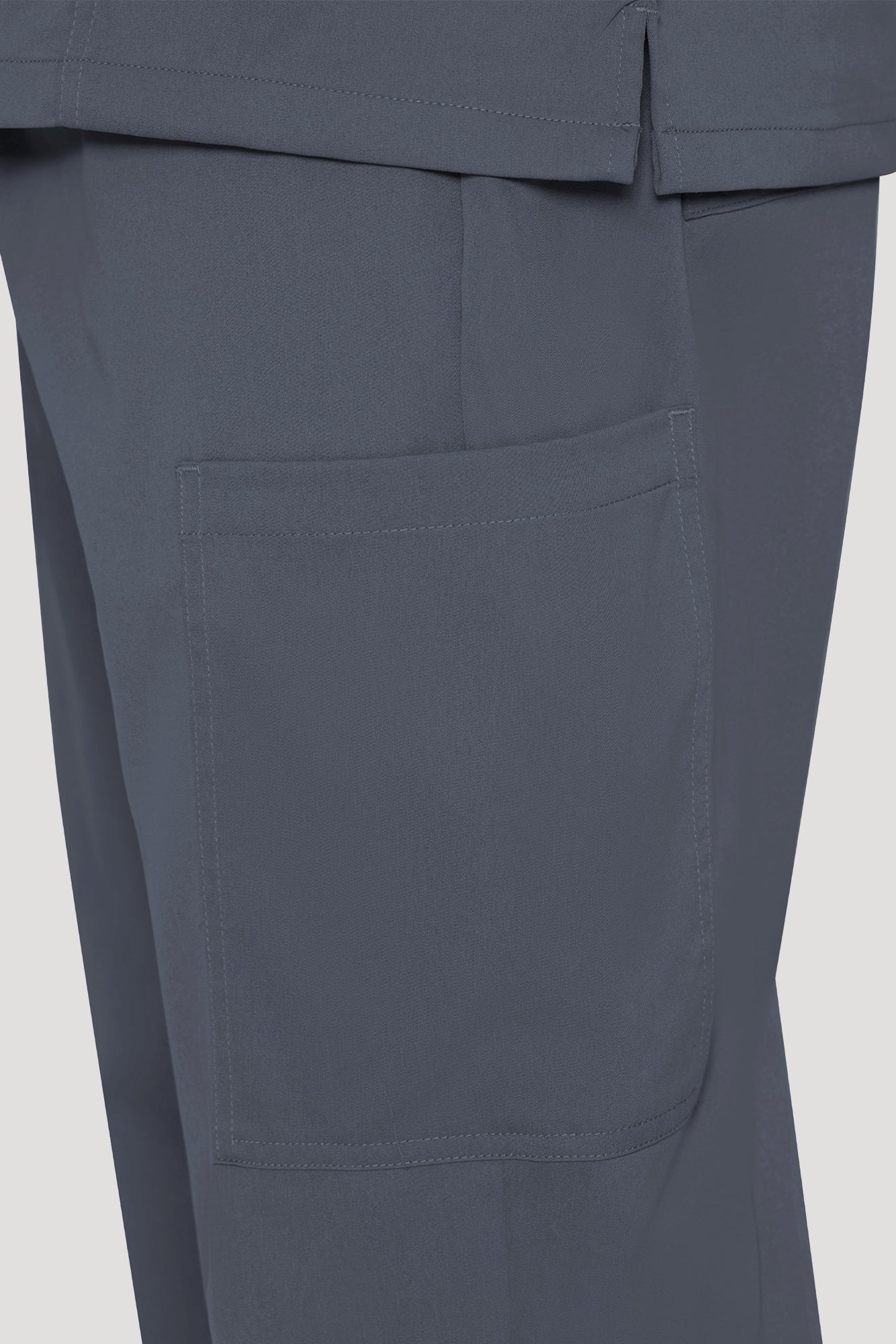 COZYFIT Scrubs for Men Set - V-Neck Scrub Top and Straight Leg Pants with 11 Pockets